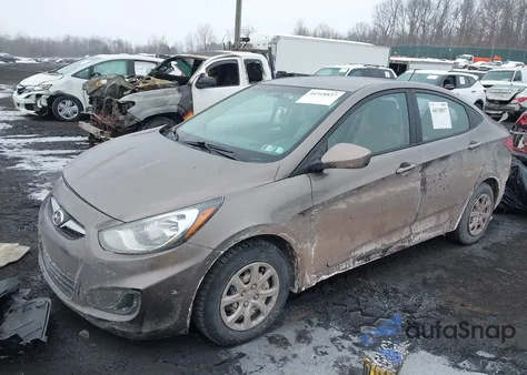 2013 Hyundai Accent Gls из США, поврежденный, VIN KMHCT4AE4DU505524
